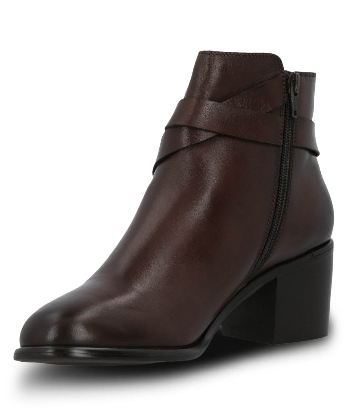 Botin Cuero Mujer Amanda Café Hush Puppies