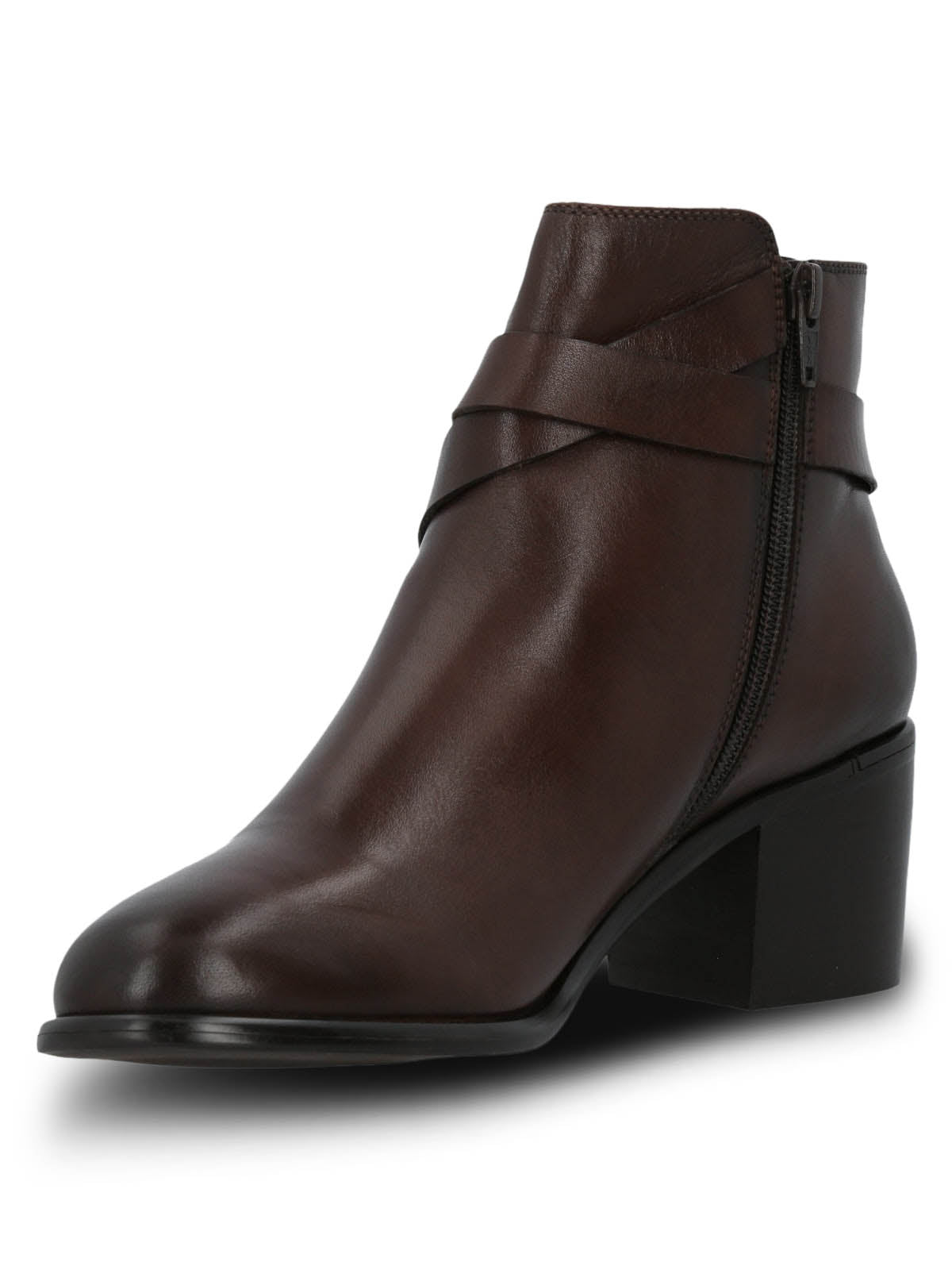 Botin Cuero Mujer Amanda Café Hush Puppies