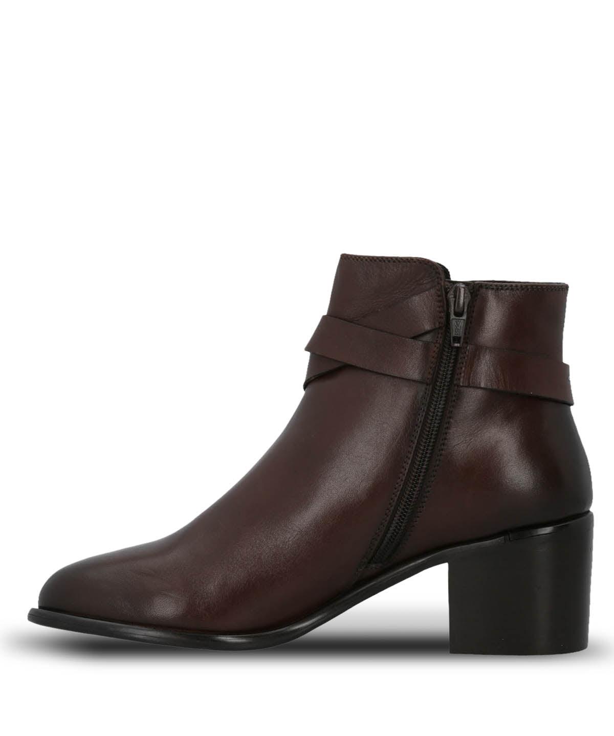 Botin Cuero Mujer Amanda Café Hush Puppies