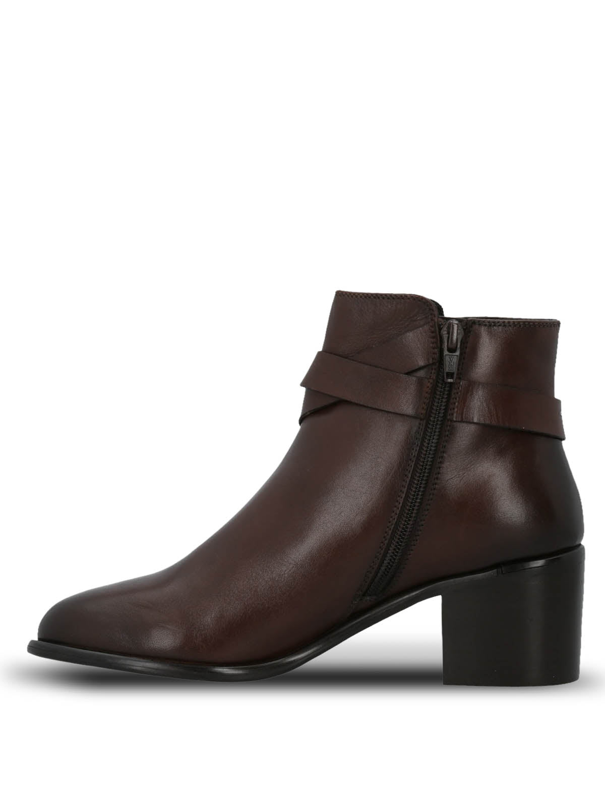 Botin Cuero Mujer Amanda Café Hush Puppies