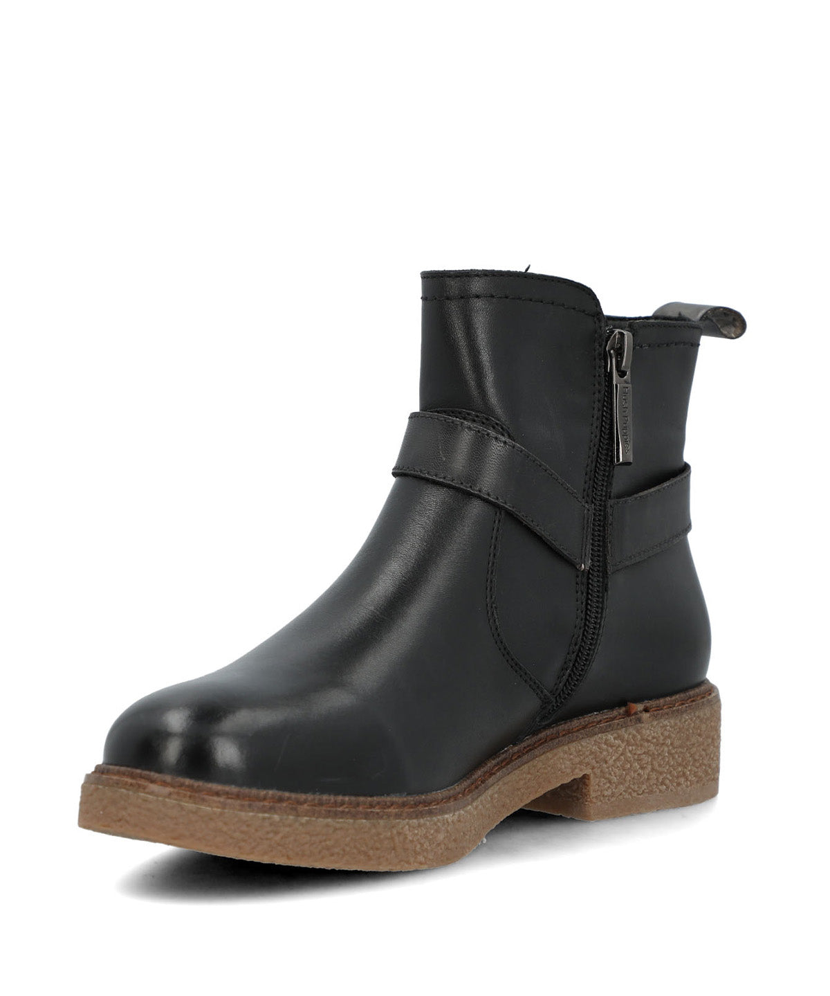 Botin Cuero Mujer Galla Negro