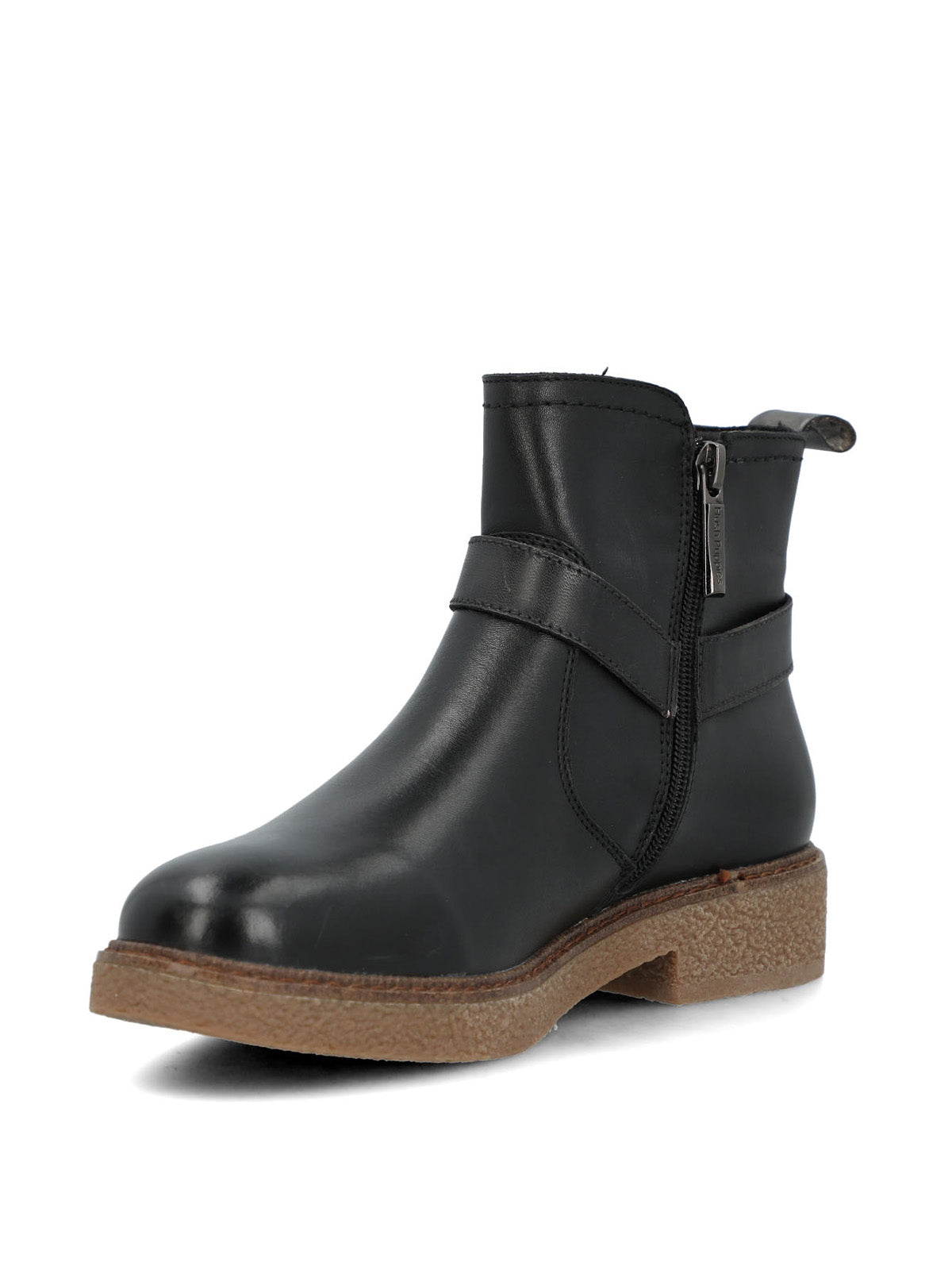 Botin Cuero Mujer Galla Negro