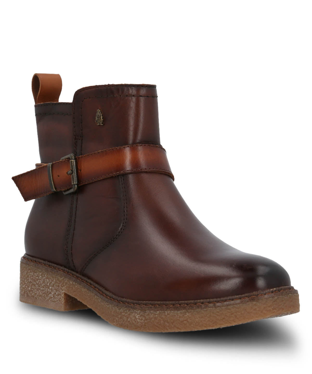 Botin Cuero Mujer Galla Café Hush Puppies | Hush Puppies