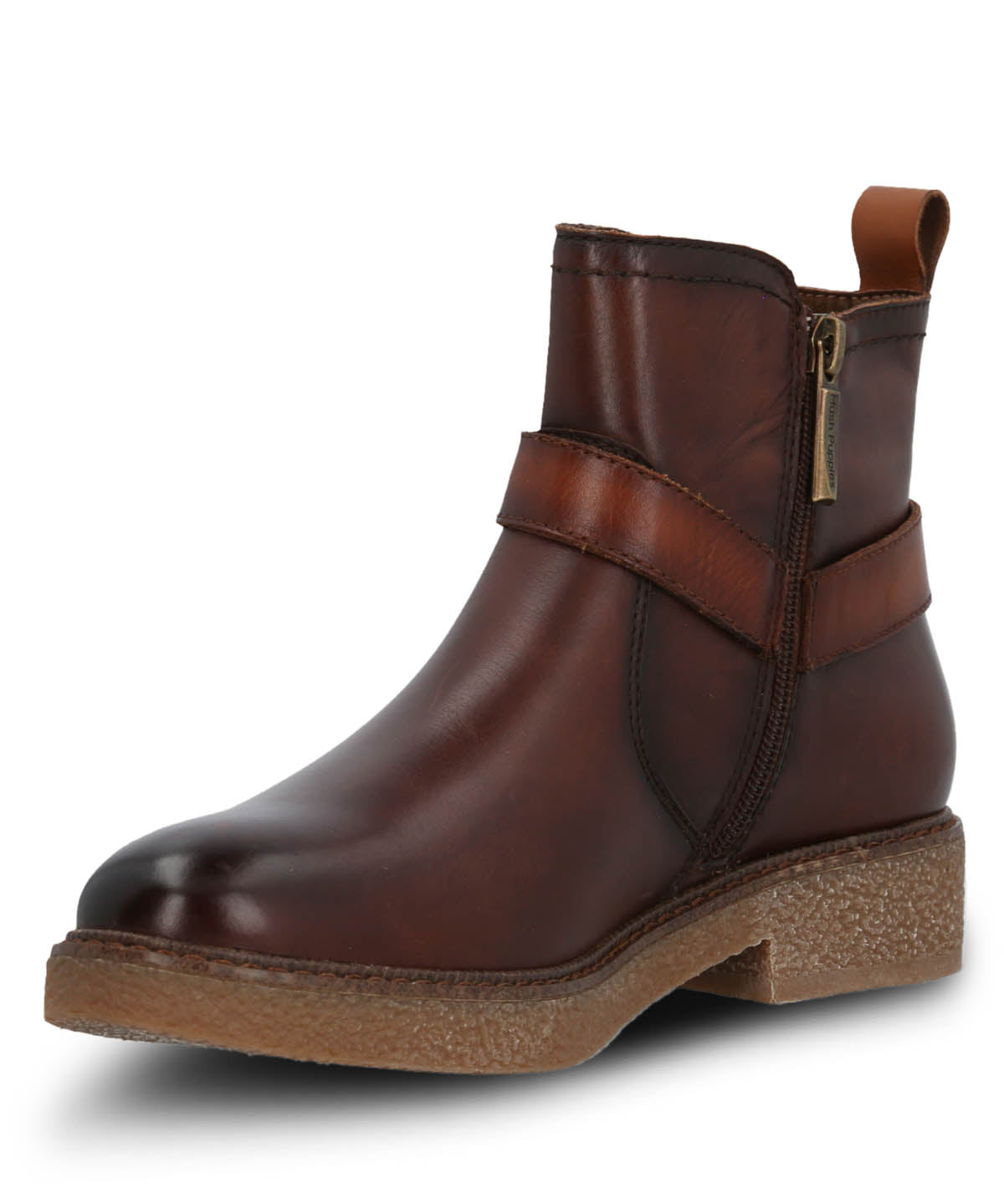 Botin Cuero Mujer Galla Café Hush Puppies | Hush Puppies