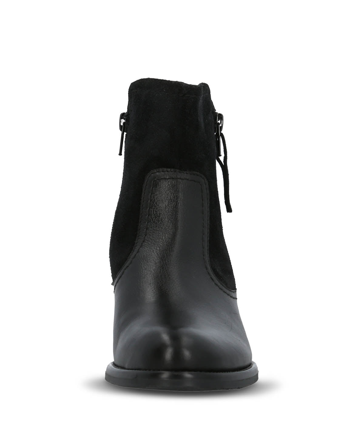 Botin Cuero Mujer Ellee Negro Hush Puppies