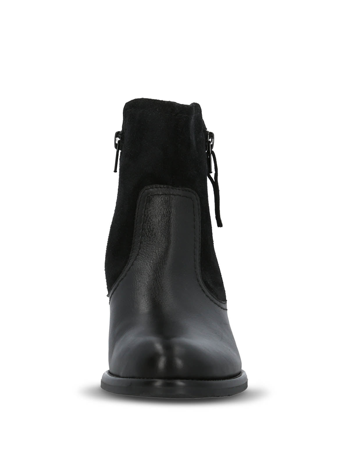 Botin Cuero Mujer Ellee Negro Hush Puppies