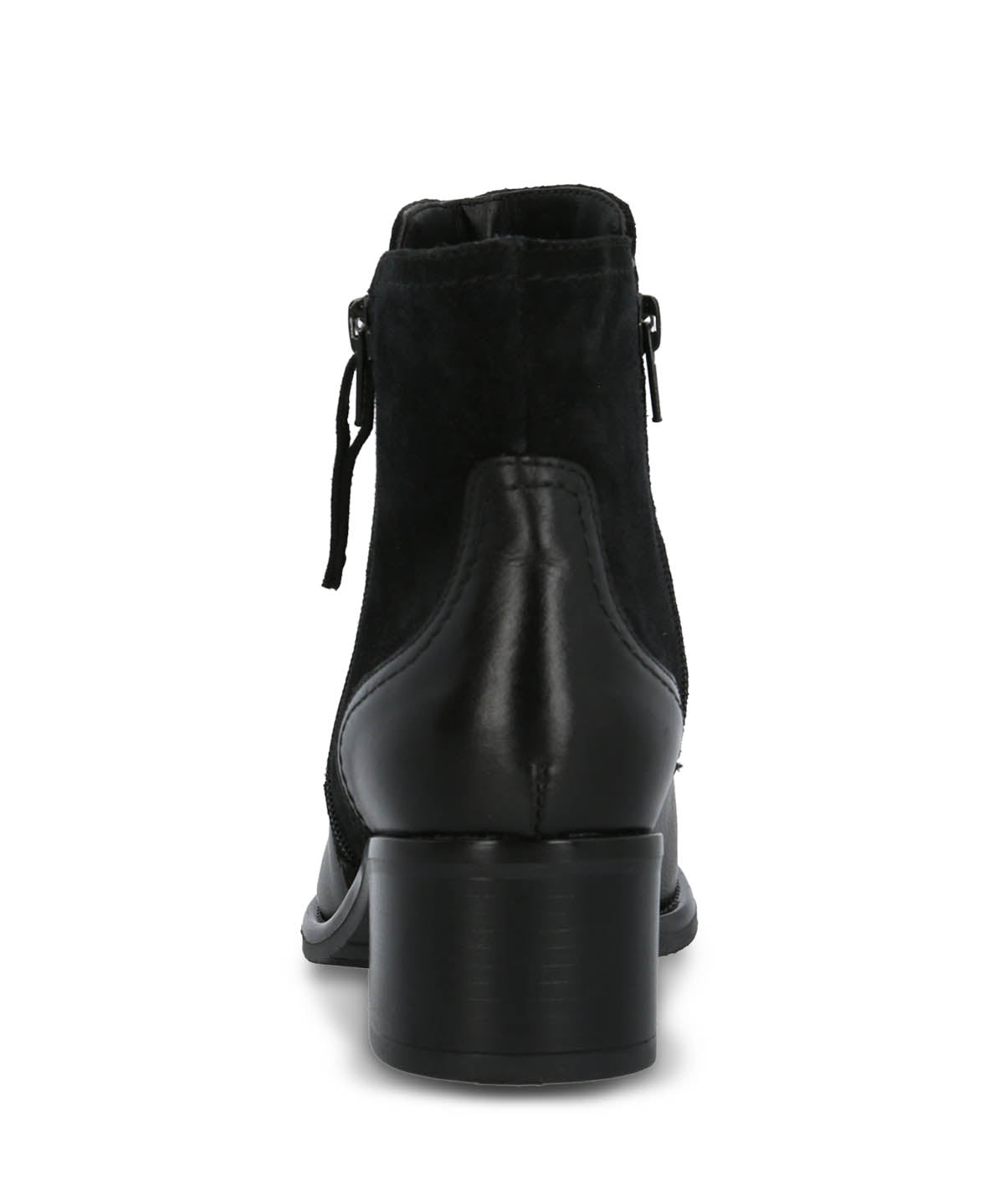 Botin Cuero Mujer Ellee Negro Hush Puppies