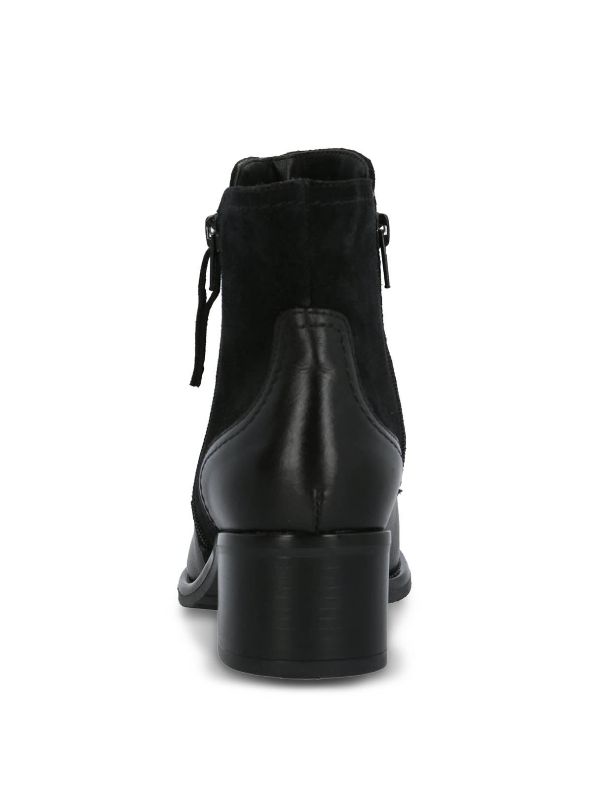 Botin Cuero Mujer Ellee Negro Hush Puppies