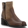 Botin Cuero Mujer Ellee Café Hush Puppies