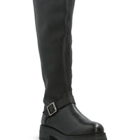 Bota Cuero Mujer Londa Negro Hush Puppies