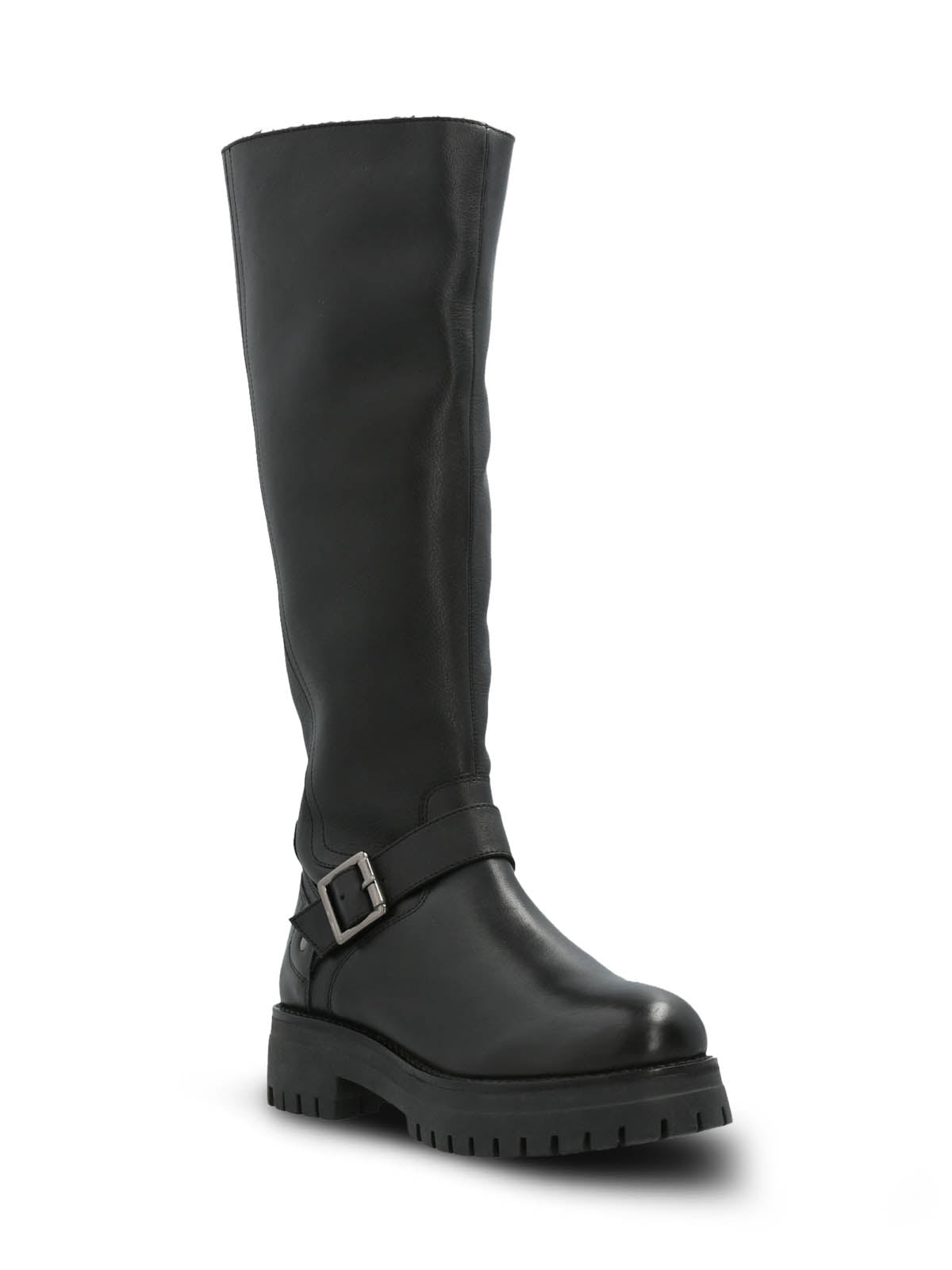 Bota Cuero Mujer Londa Negro Hush Puppies