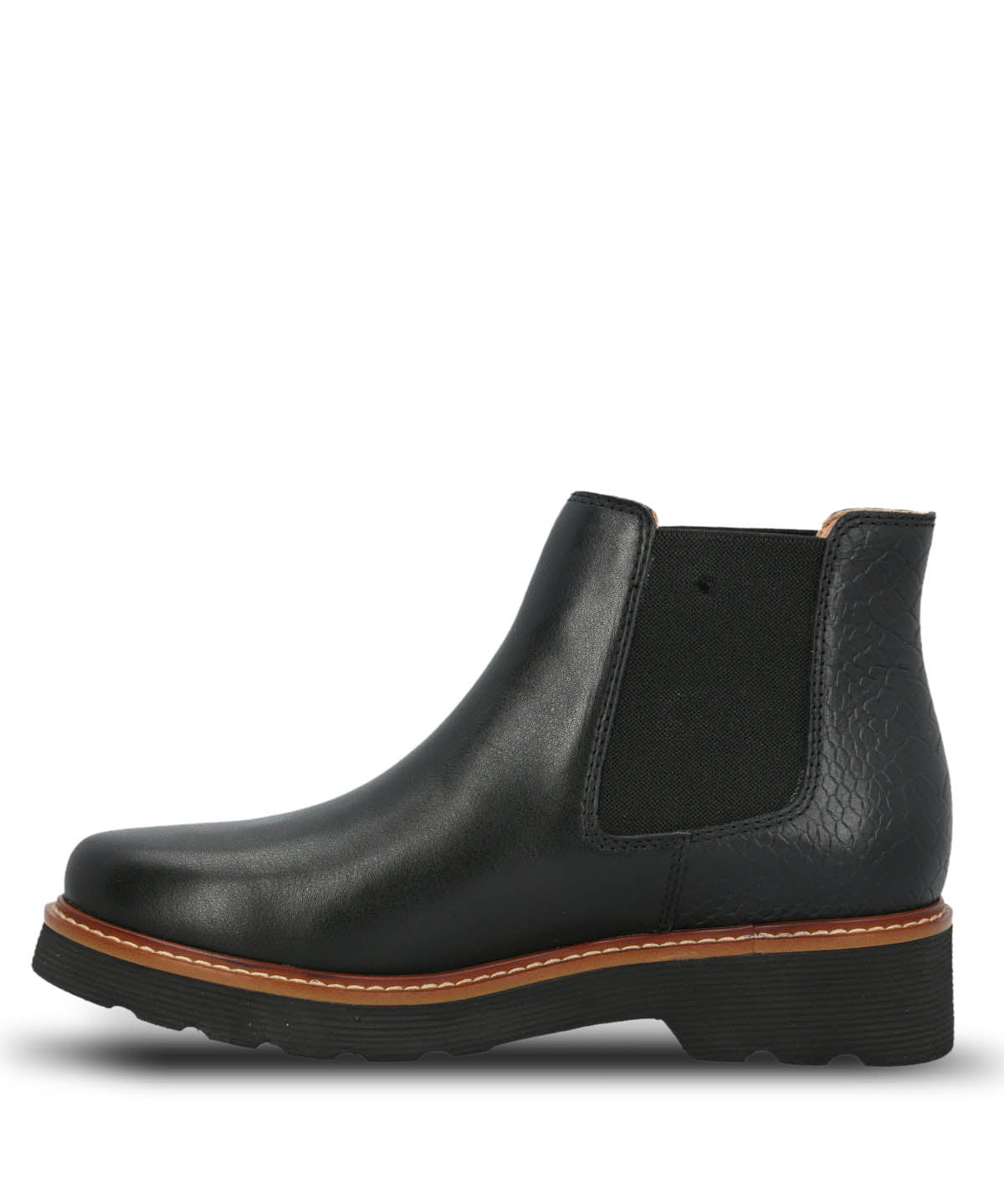 Botin Cuero Bonnie Negro Hush Puppies | Hush Puppies