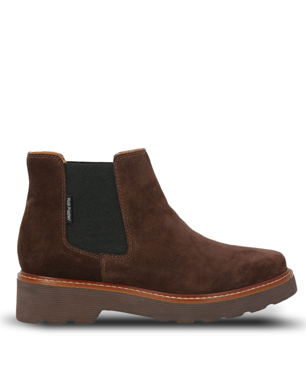 Botin Cuero Bonnie Café Hush Puppies | Hush Puppies