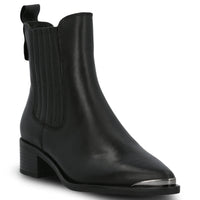 Botin Cuero Dorothea Negro Hush Puppies