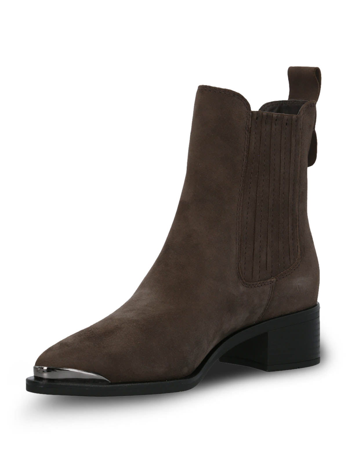 Botin Cuero Dorothea Gris Hush Puppies