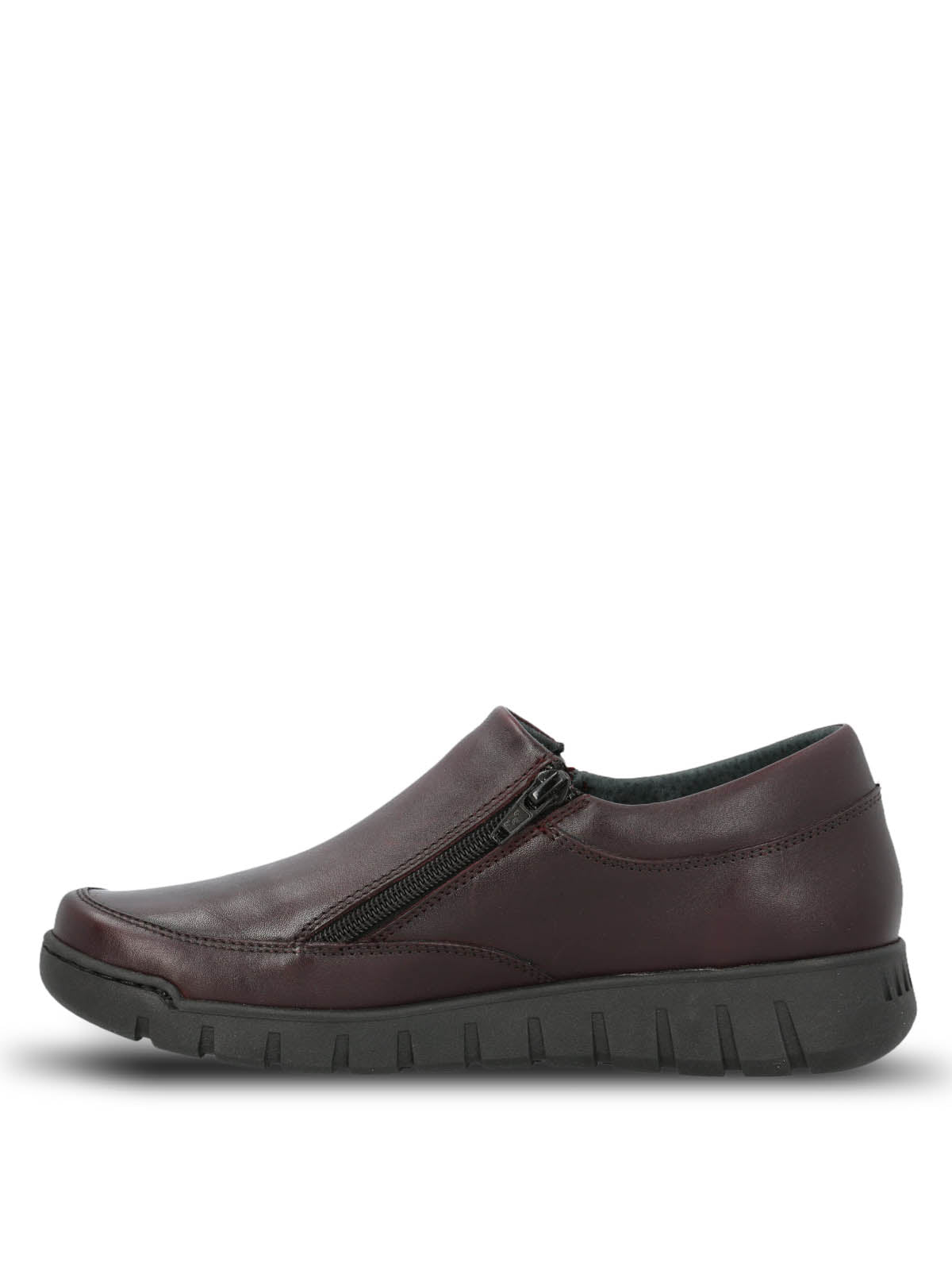Zapato Cuero Mujer Henry Burdeo Hush Puppies | Hush Puppies