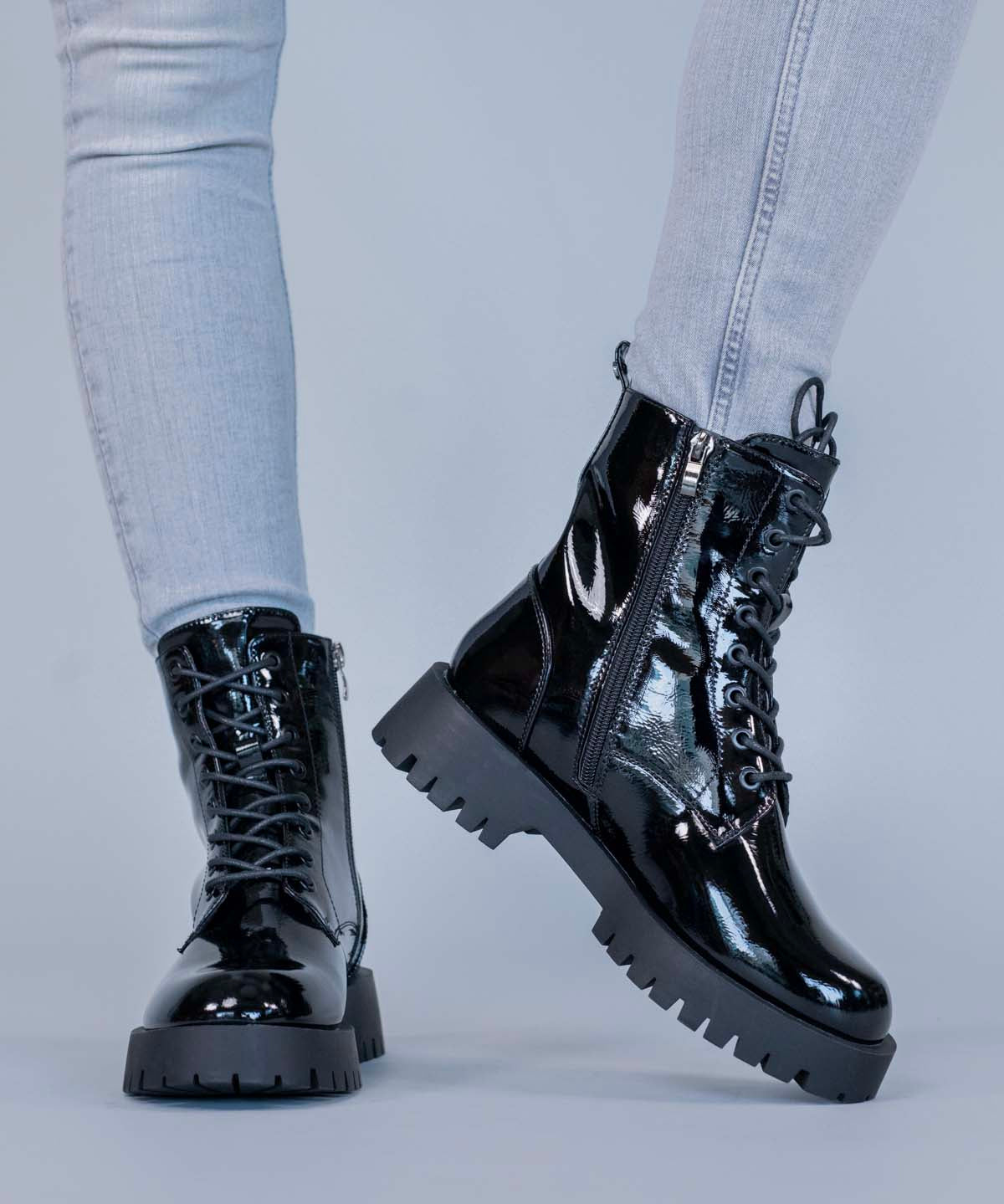 Botin Mujer Orion Negro Hush Puppies