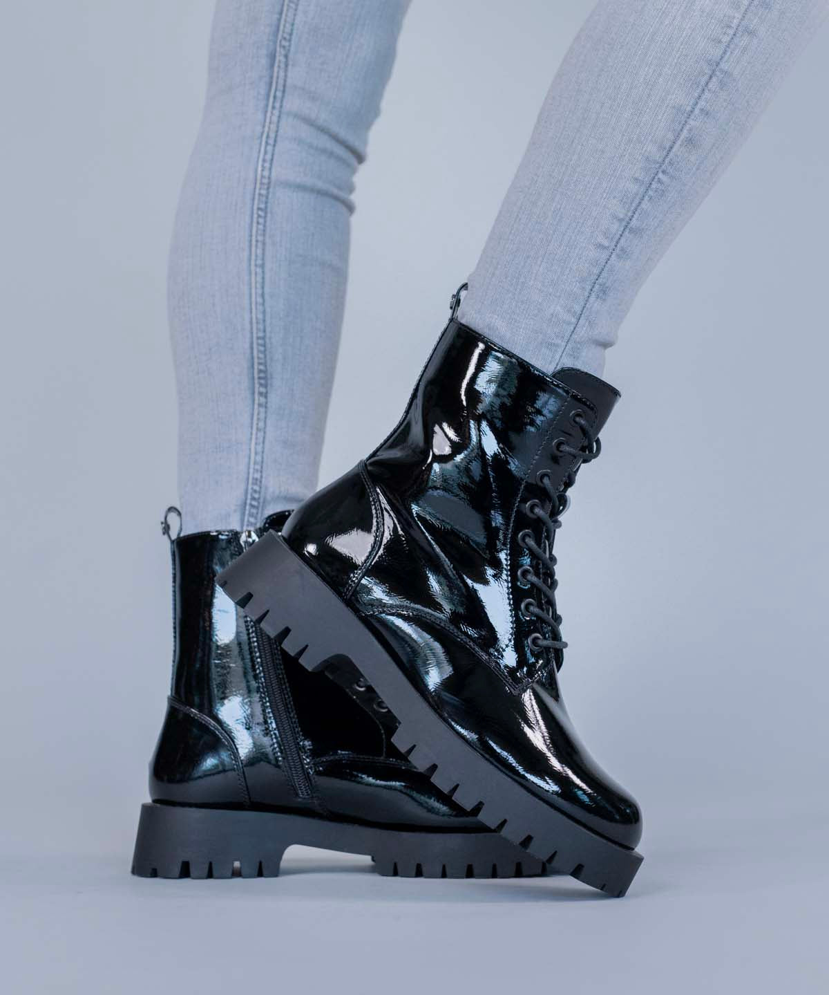 Botin Mujer Orion Negro Hush Puppies