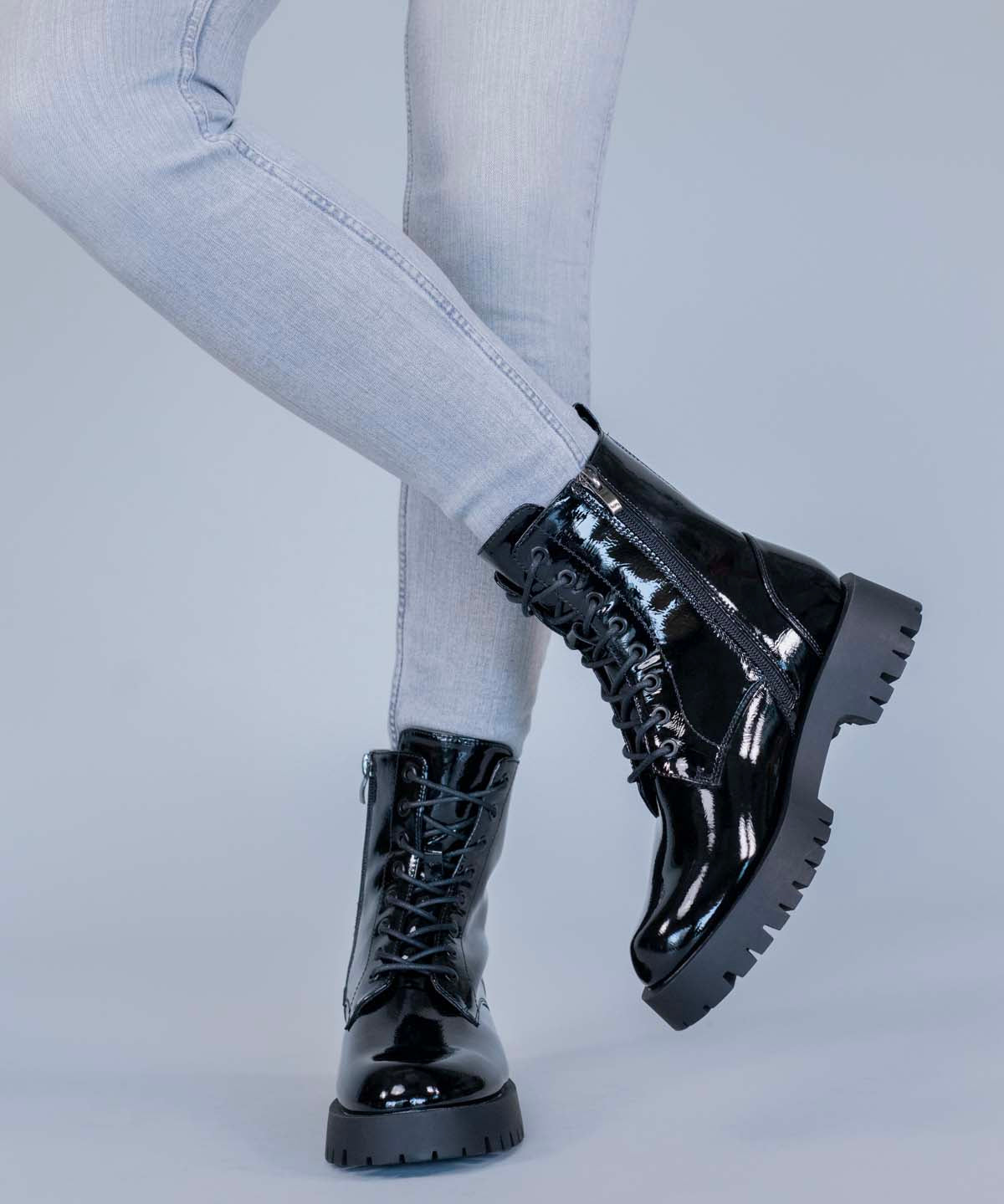 Botin Mujer Orion Negro Hush Puppies