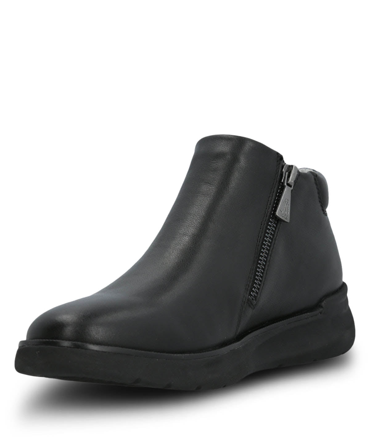 Botin Cuero Mujer Juliet Negro Hush Puppies