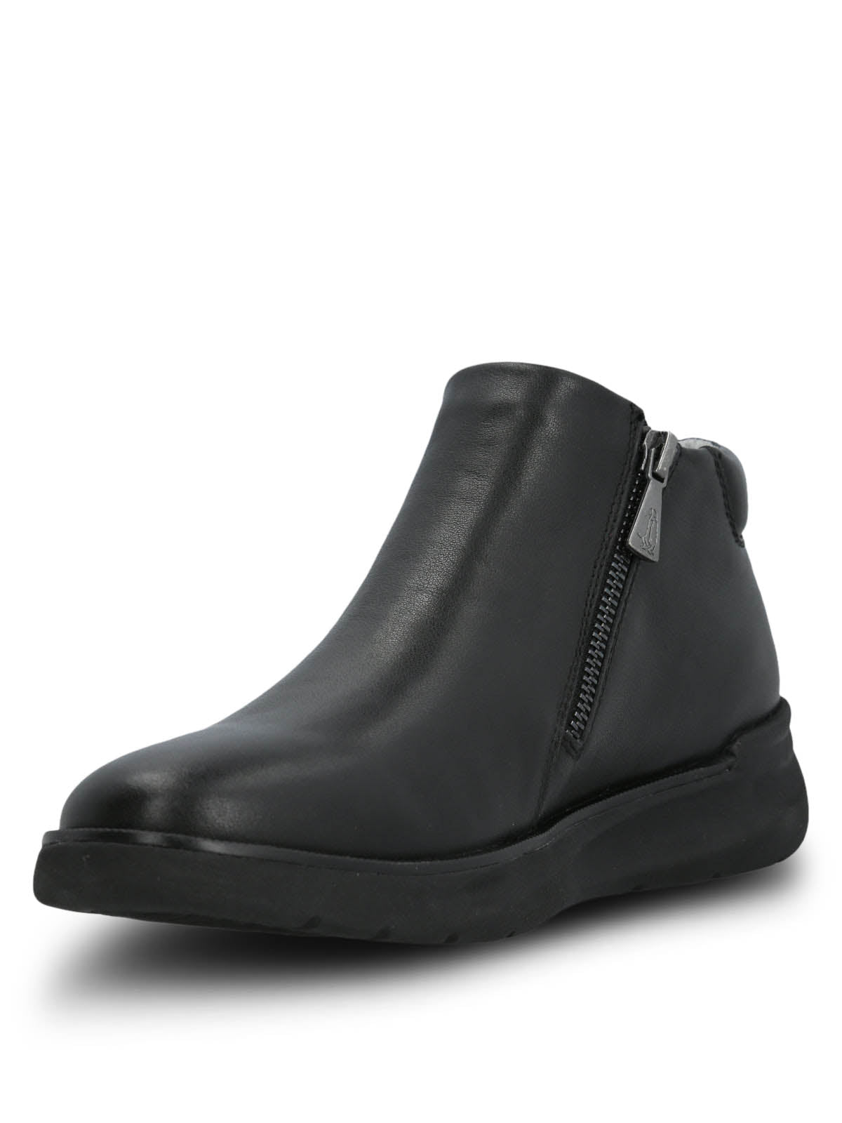 Botin Cuero Mujer Juliet Negro Hush Puppies