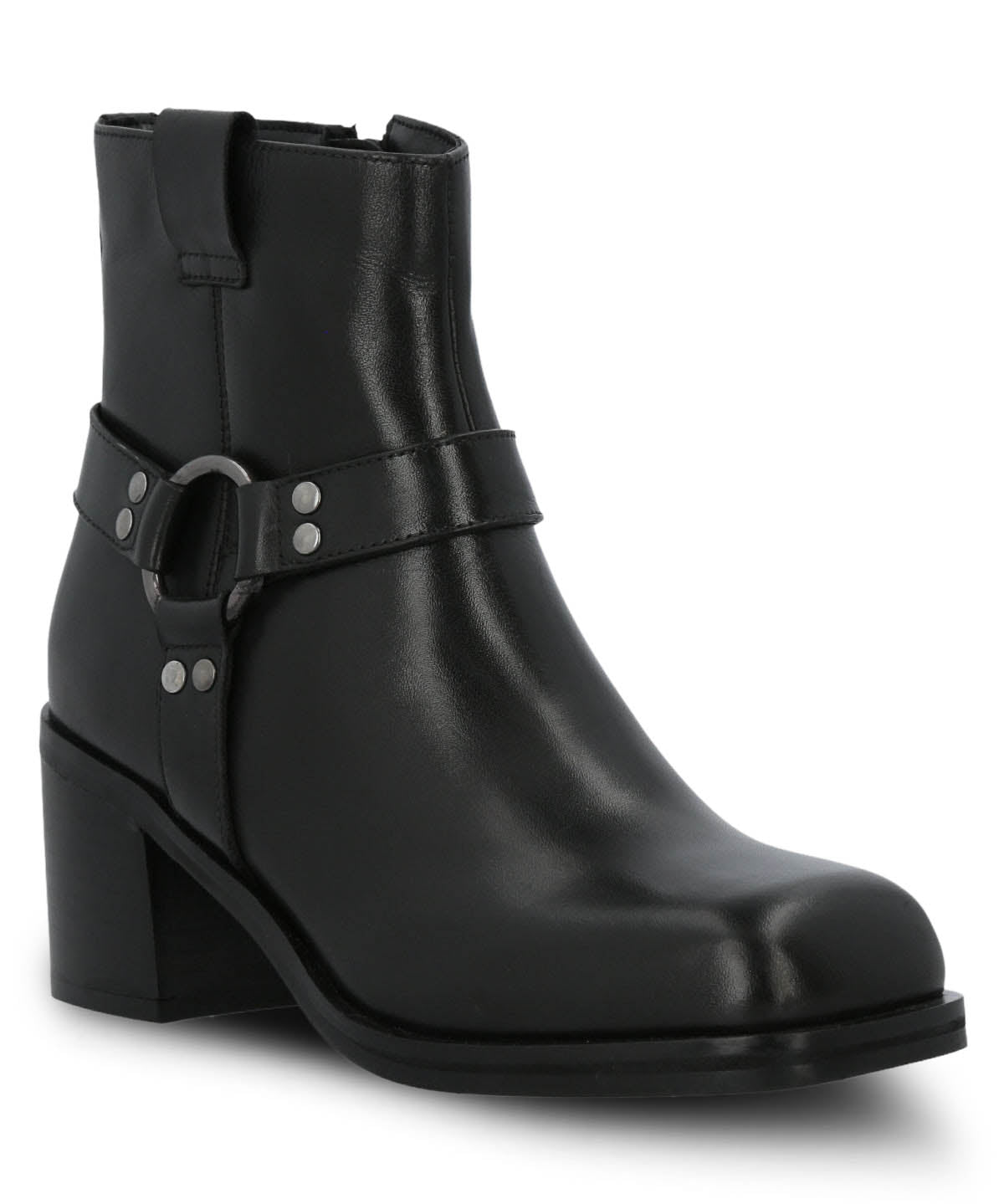 Botin Cuero Mujer Maylo Negro Hush Puppies