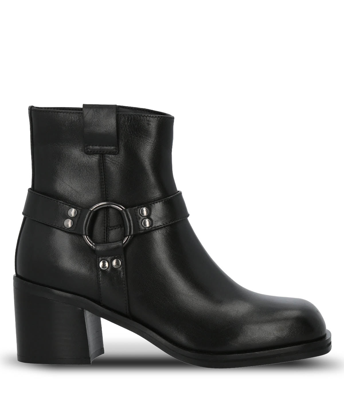 Botin Cuero Mujer Maylo Negro Hush Puppies