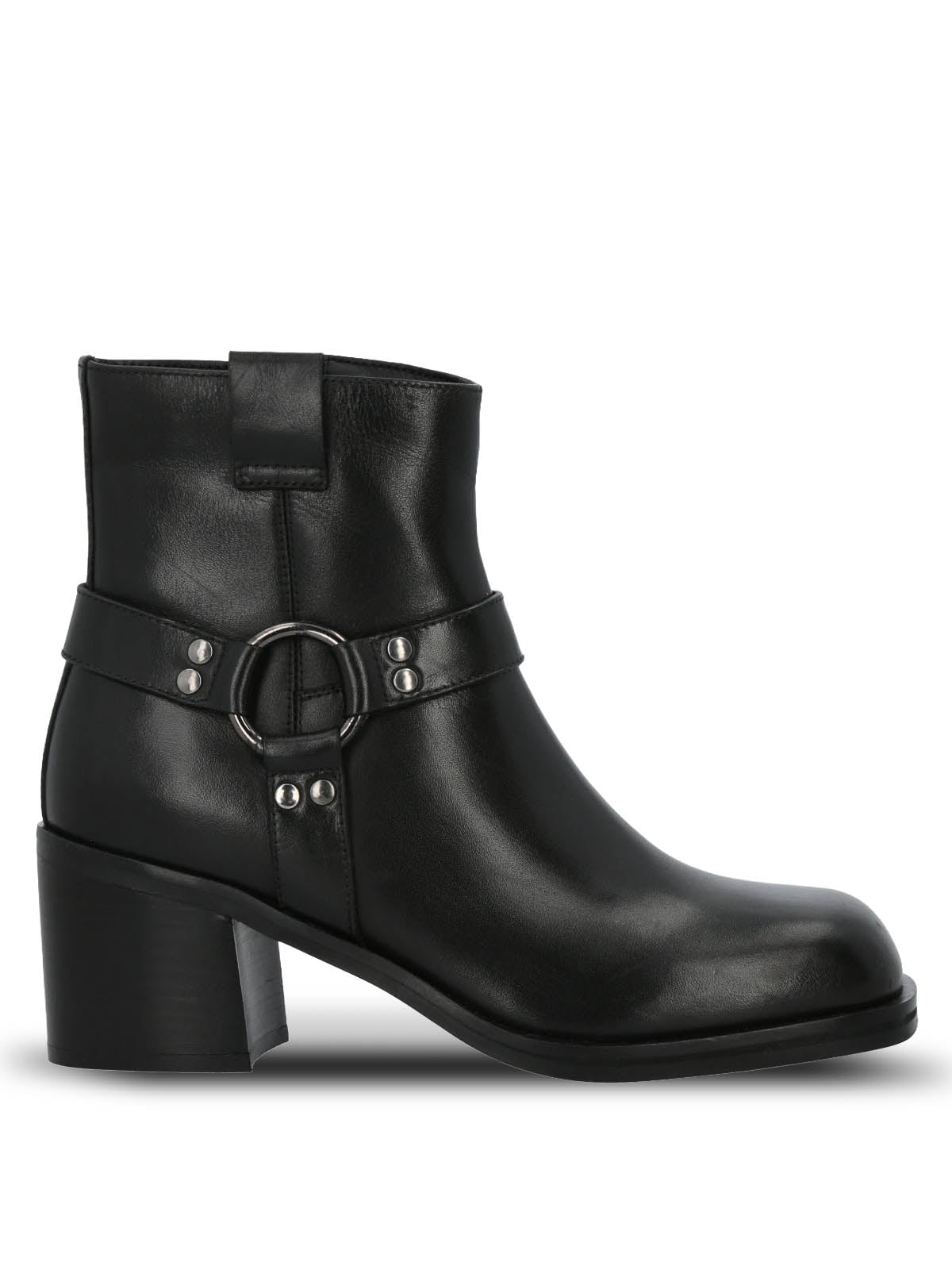 Botin Cuero Mujer Maylo Negro Hush Puppies