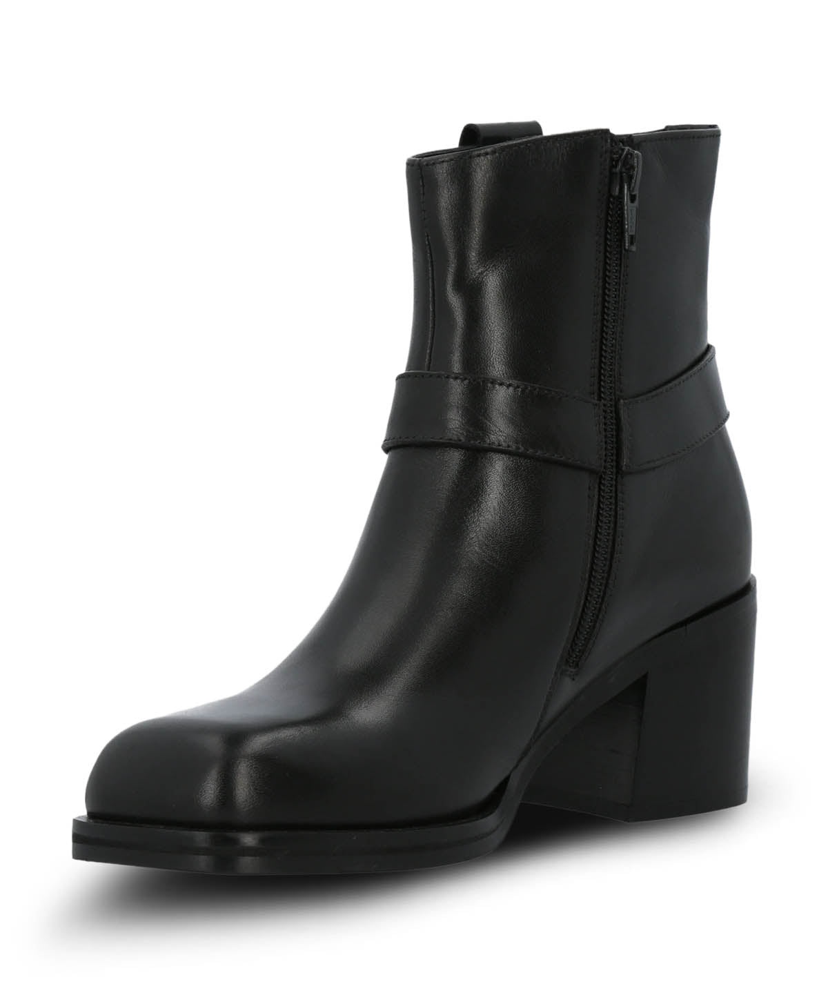 Botin Cuero Mujer Maylo Negro Hush Puppies