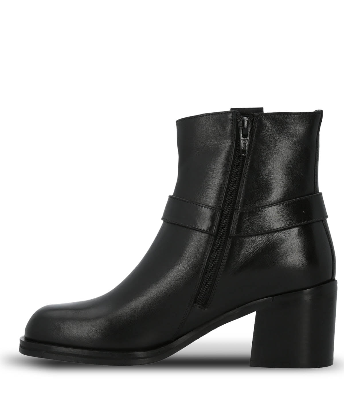Botin Cuero Mujer Maylo Negro Hush Puppies
