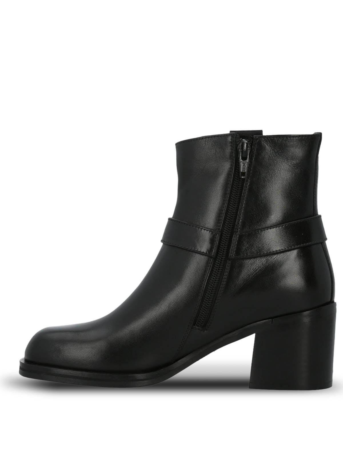 Botin Cuero Mujer Maylo Negro Hush Puppies