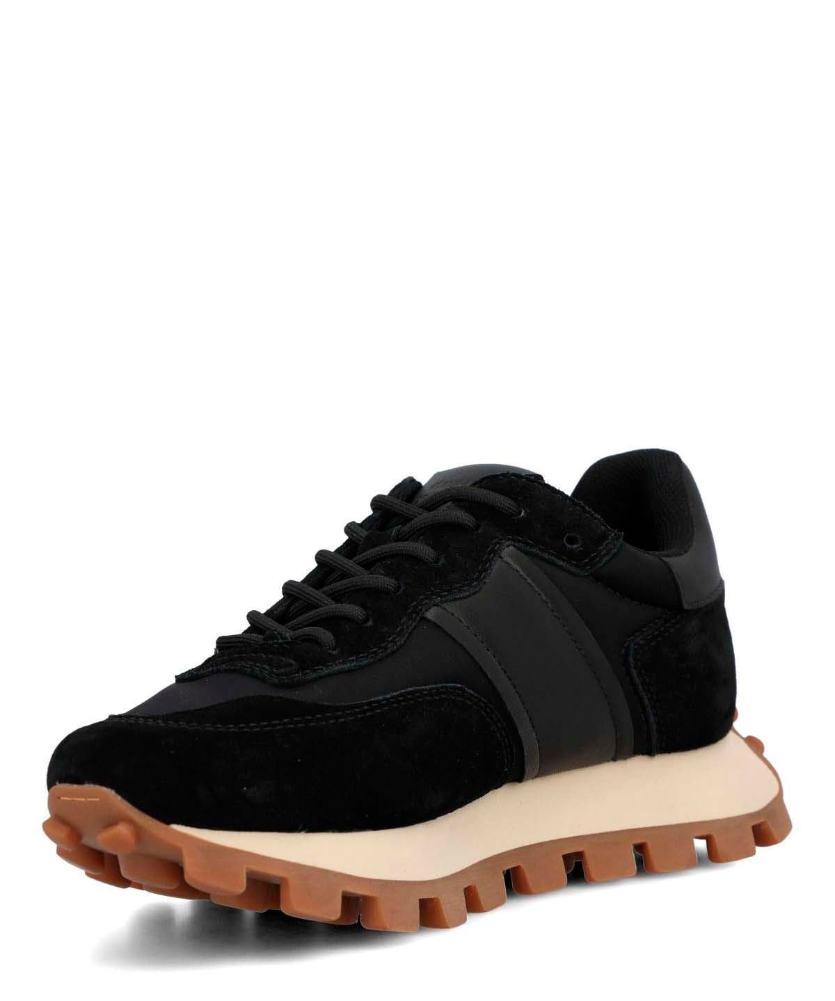 Zapatilla Cuero Mujer Janet Negro