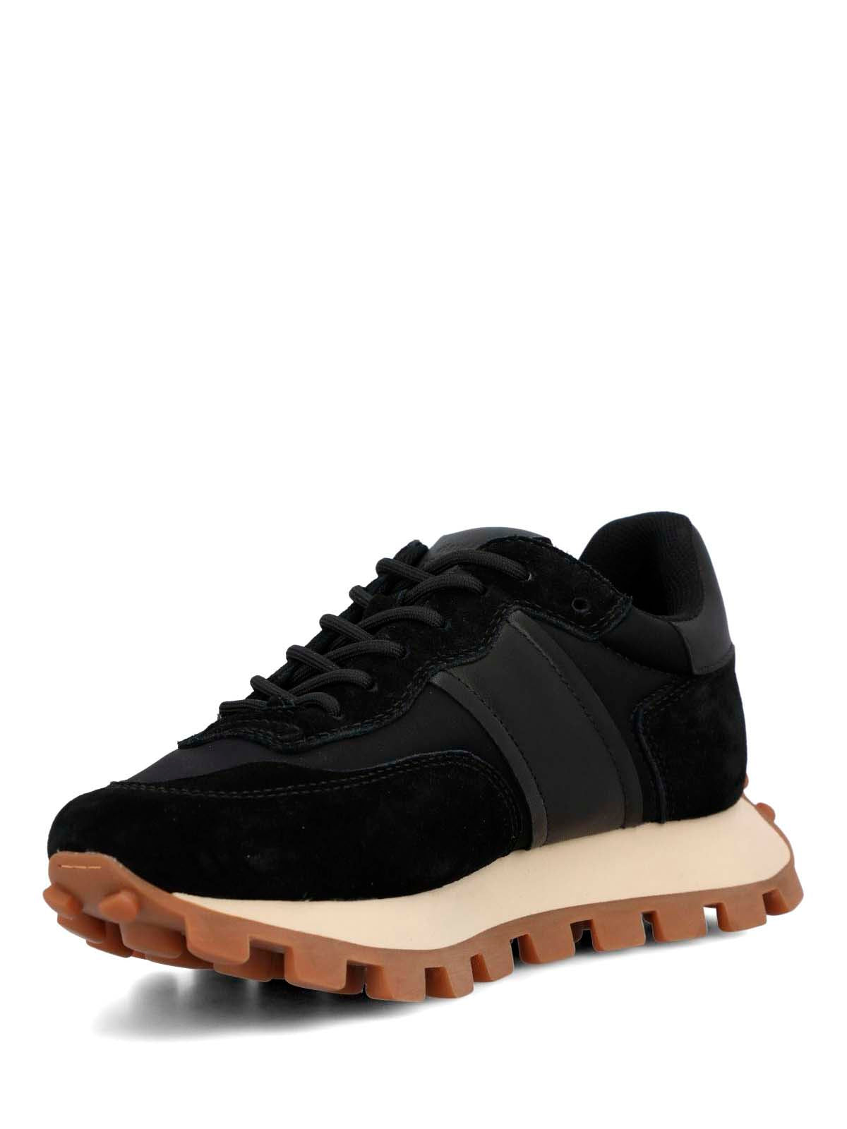 Zapatilla Cuero Mujer Janet Negro