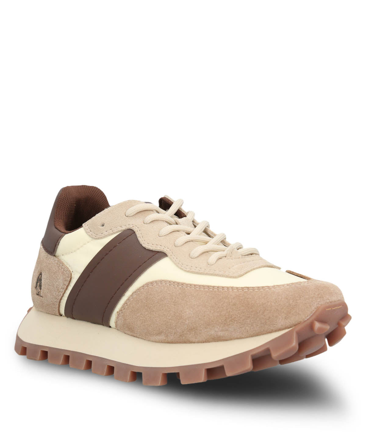 Zapatilla Cuero Mujer Janet Café