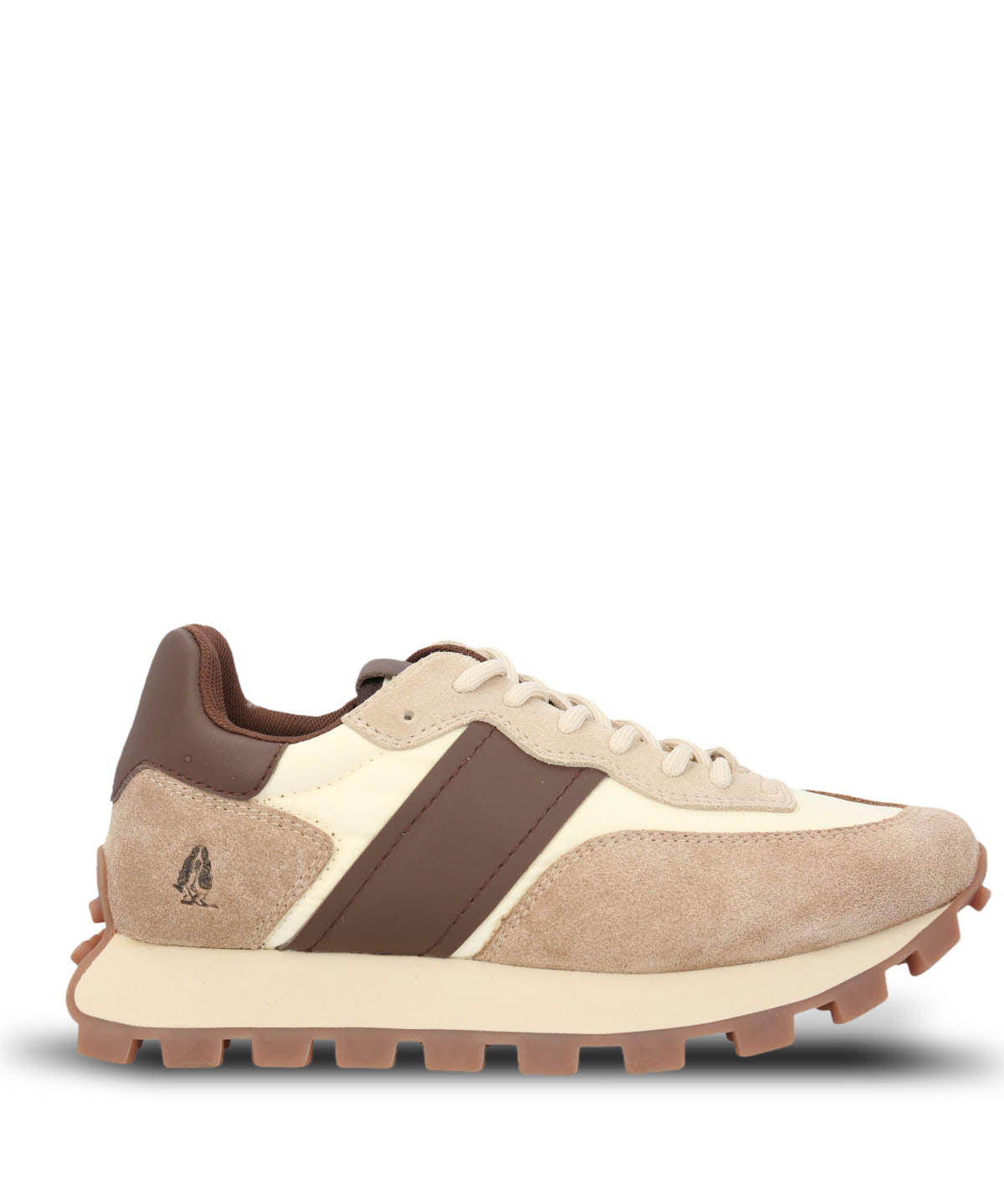Zapatilla Cuero Mujer Janet Café