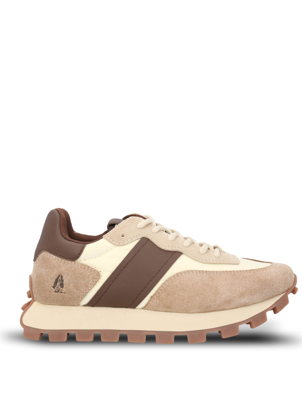 Zapatilla Cuero Mujer Janet Café