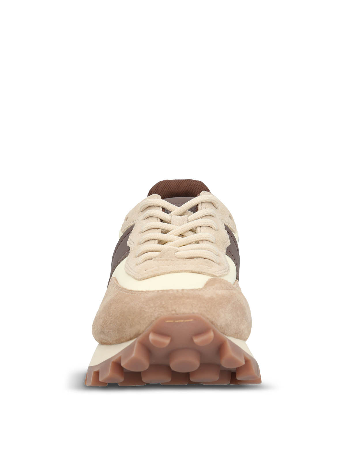 Zapatilla Cuero Mujer Janet Café