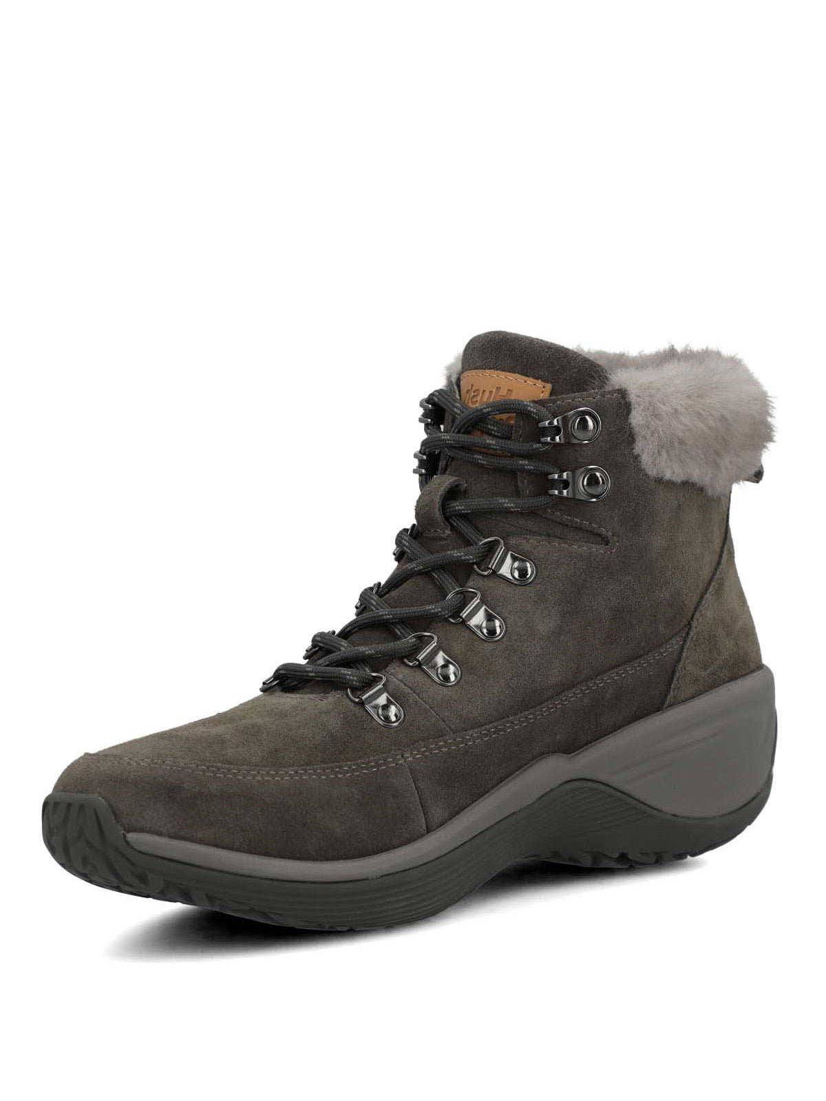 Zapatilla Cuero Mujer Janet Gris