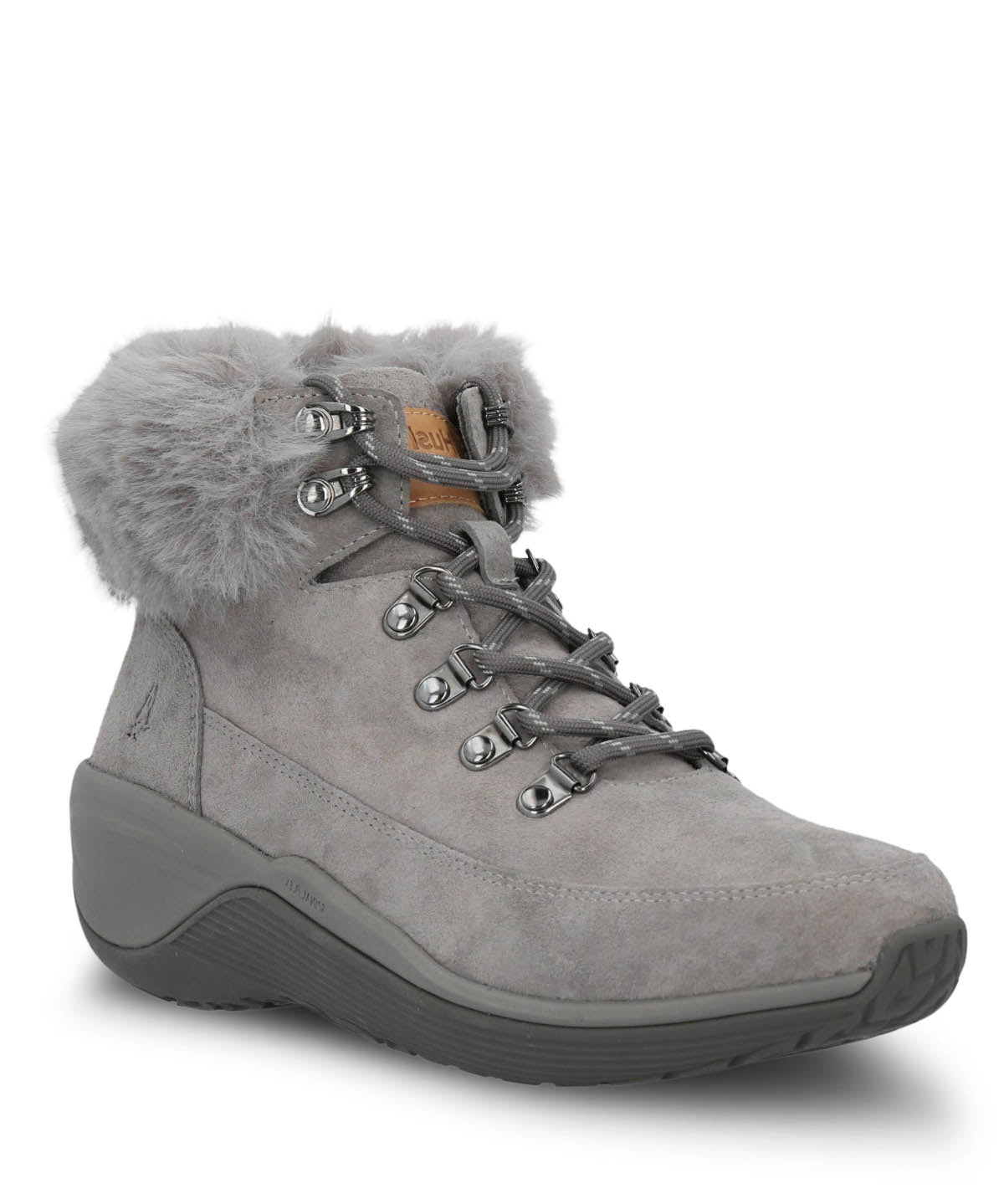 Botin Cuero Mujer Spinal Rug Alpine Gris Hush