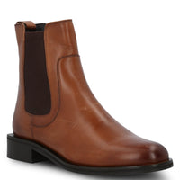 Botin Cuero Mujer Rivor Café Hush Puppies