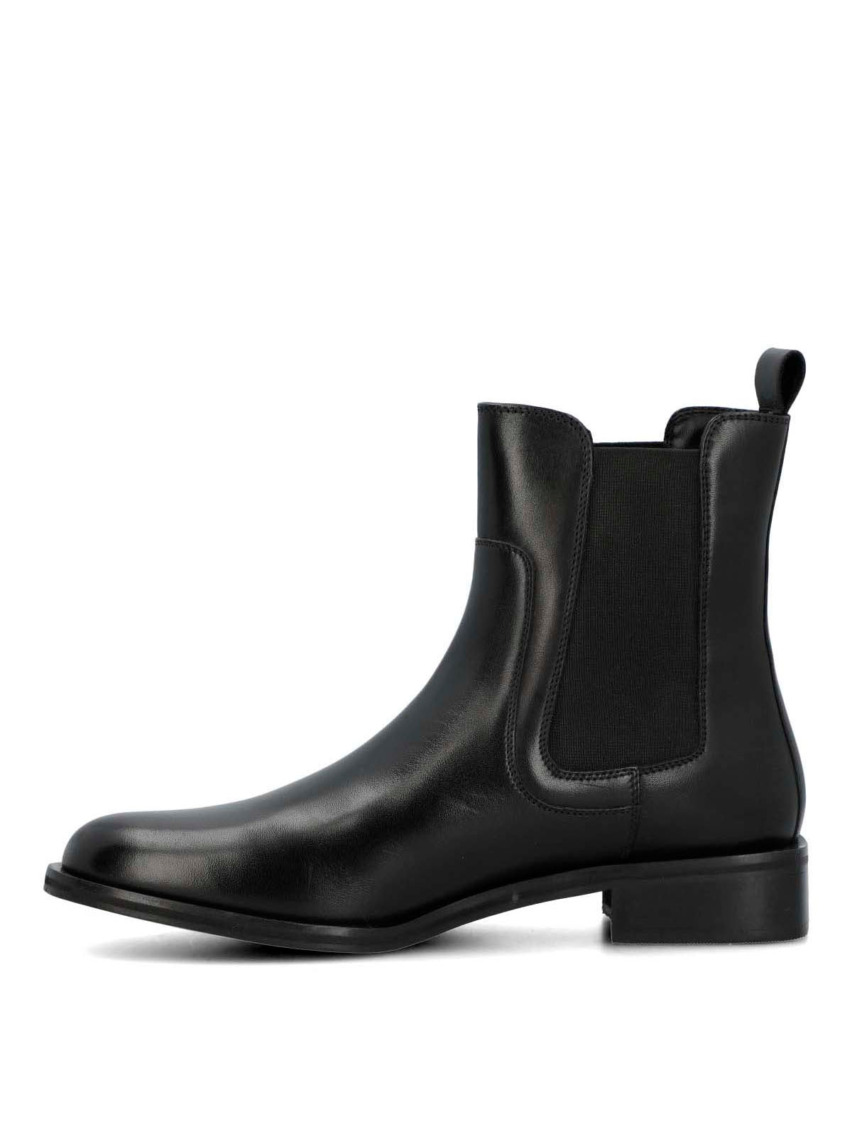 Botin Cuero Mujer Rivor Negro