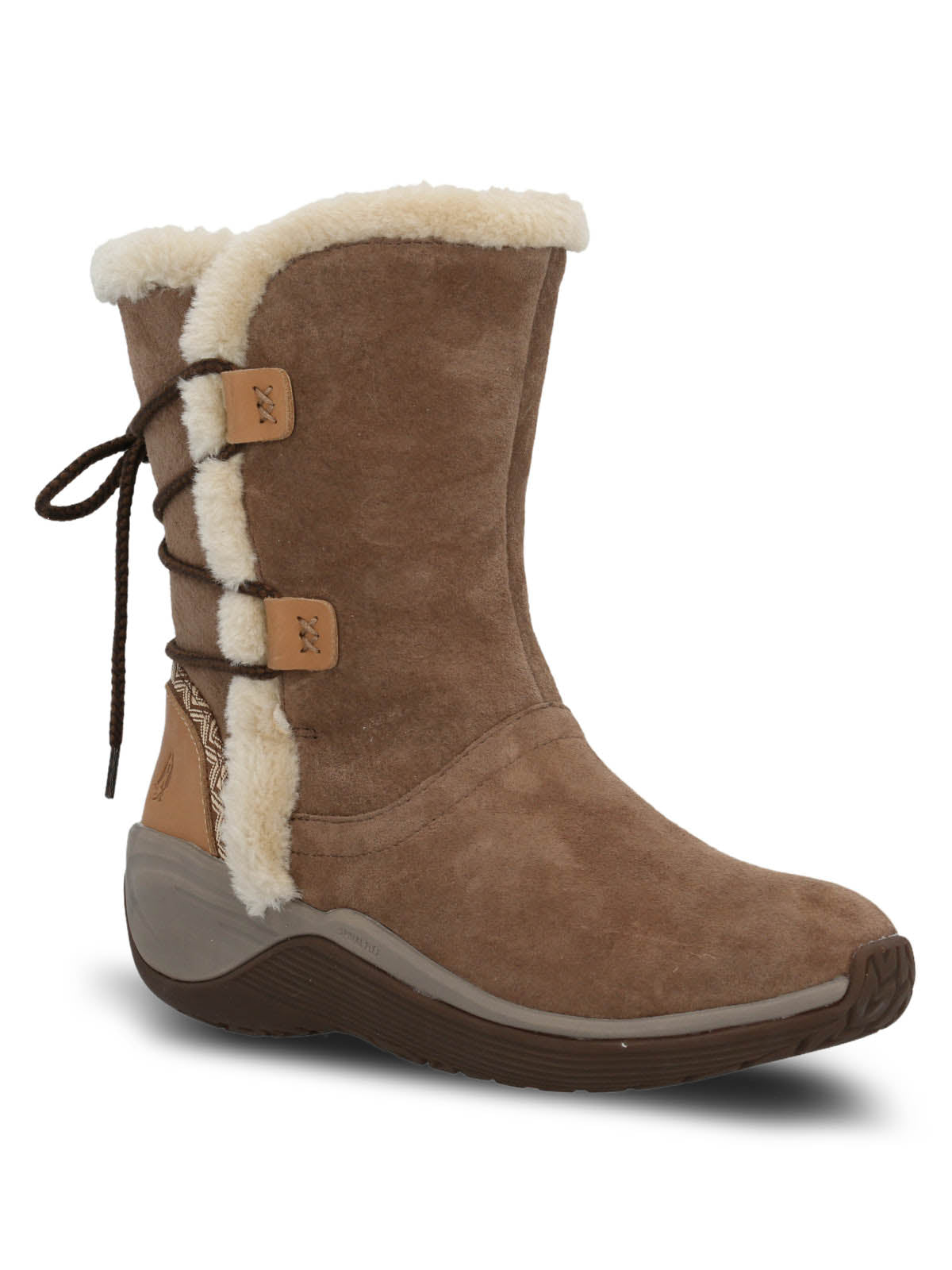 Bota Cuero Mujer Spinal Rug Bootie Café Hush | Hush Puppies