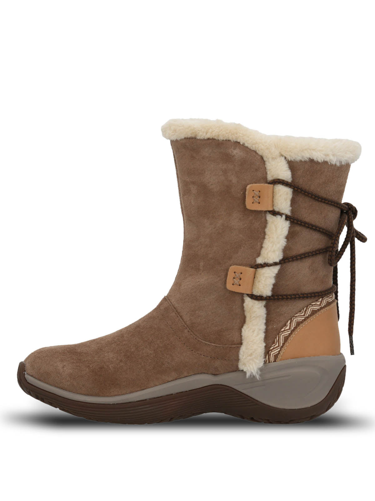 Bota Cuero Mujer Spinal Rug Bootie Café Hush | Hush Puppies