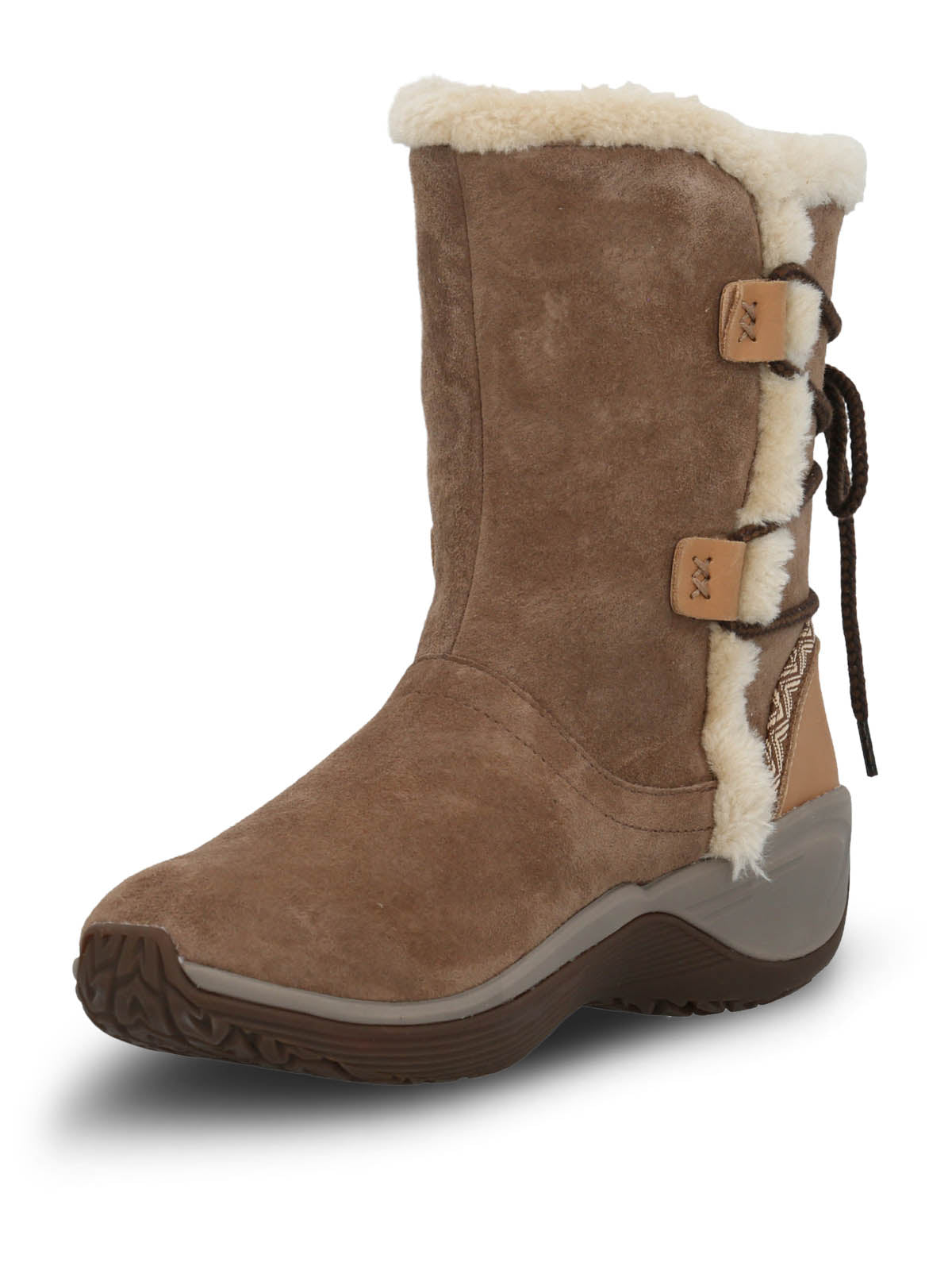 Bota Cuero Mujer Spinal Rug Bootie Café Hush | Hush Puppies