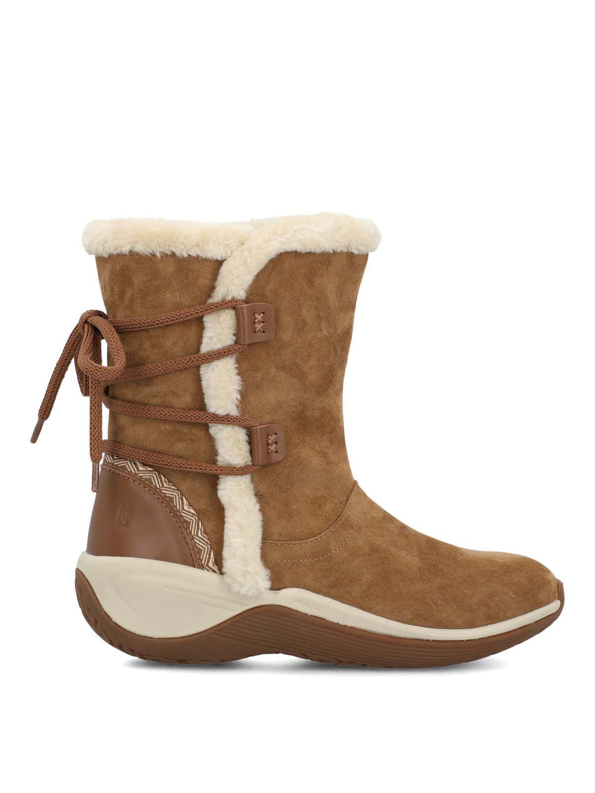 Bota Cuero Mujer Spinal Rug Bootie Café