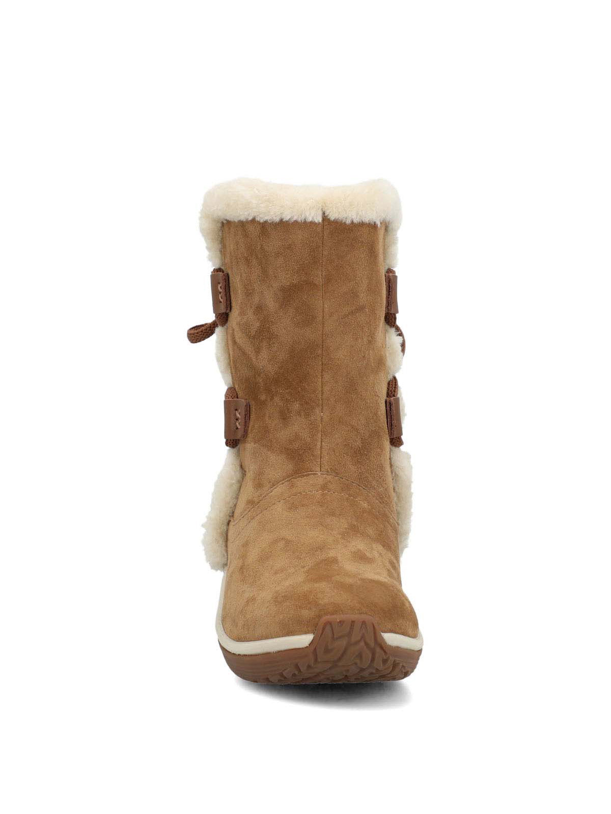 Bota Cuero Mujer Spinal Rug Bootie Café