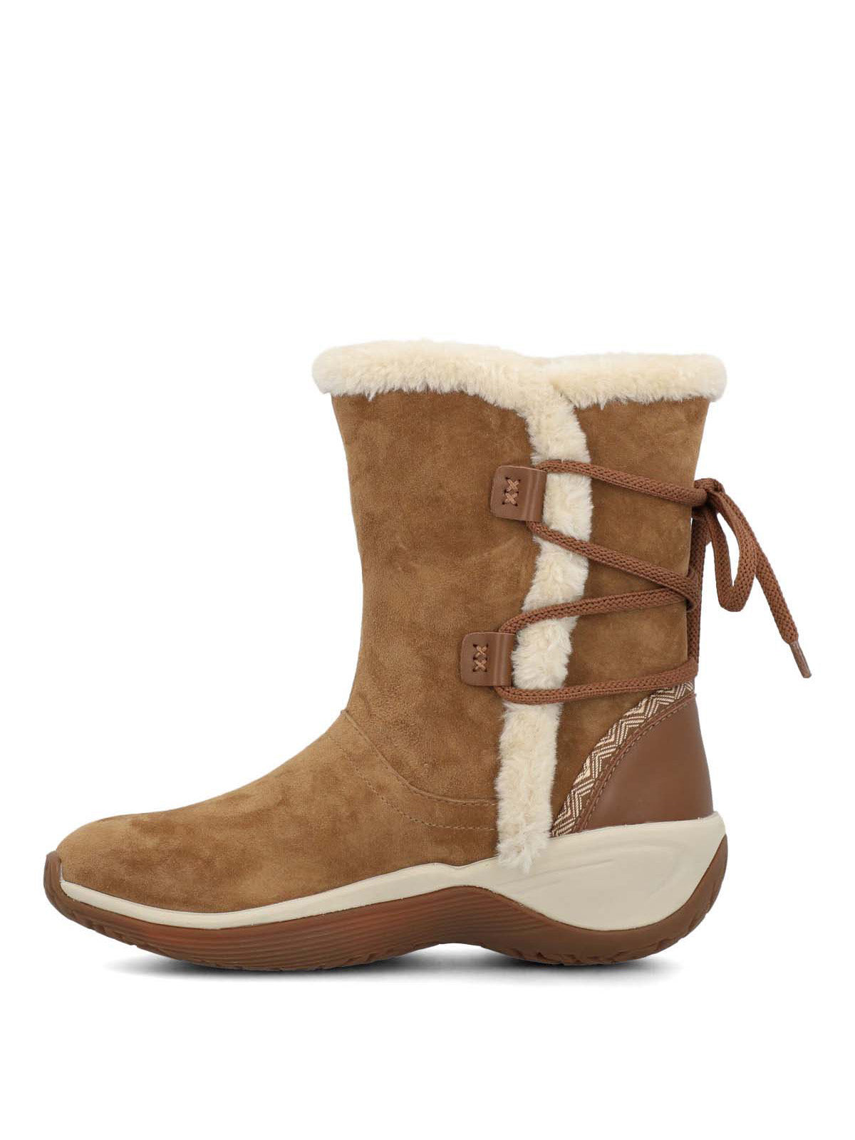 Bota Cuero Mujer Spinal Rug Bootie Café