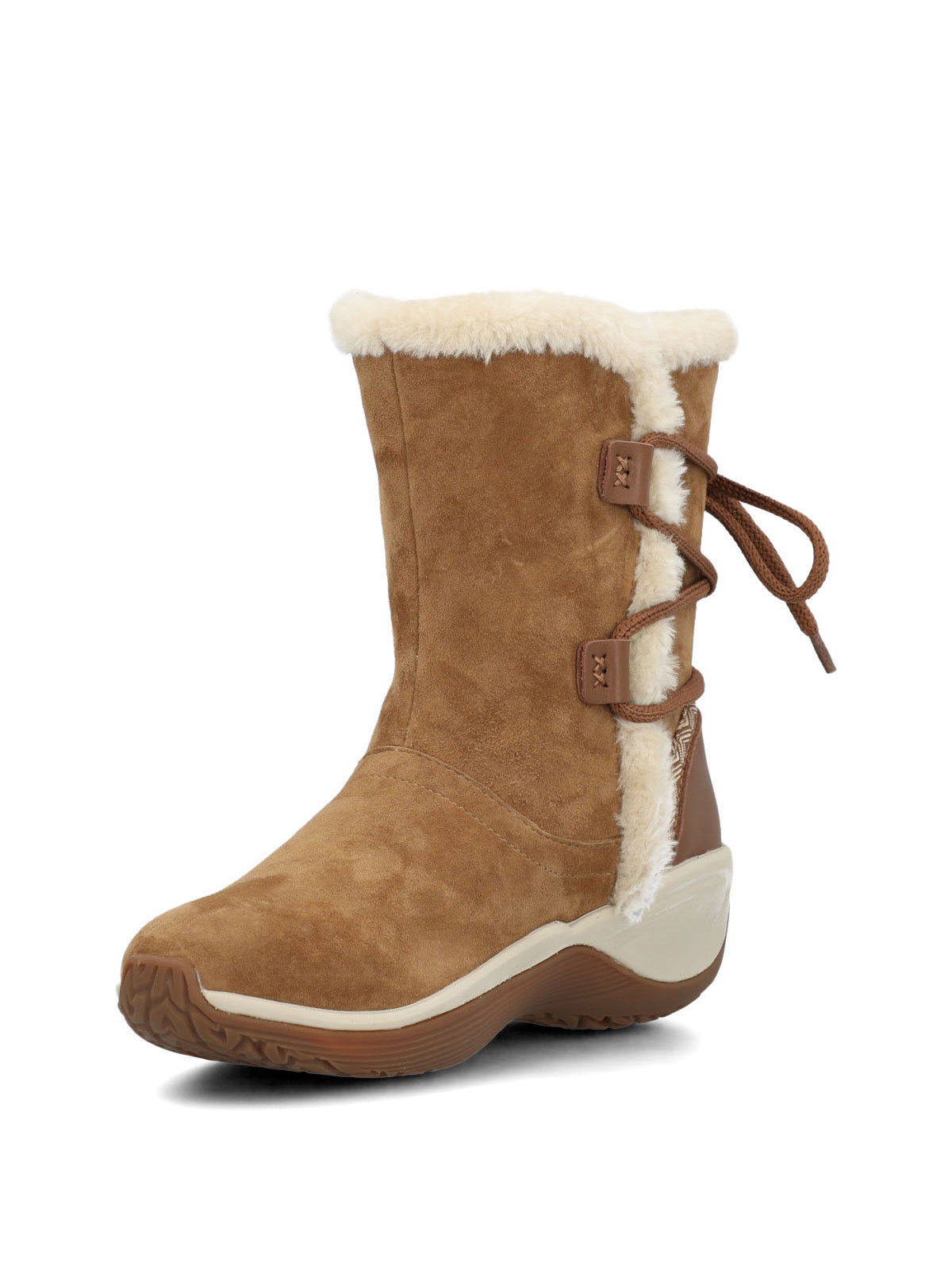 Bota Cuero Mujer Spinal Rug Bootie Café