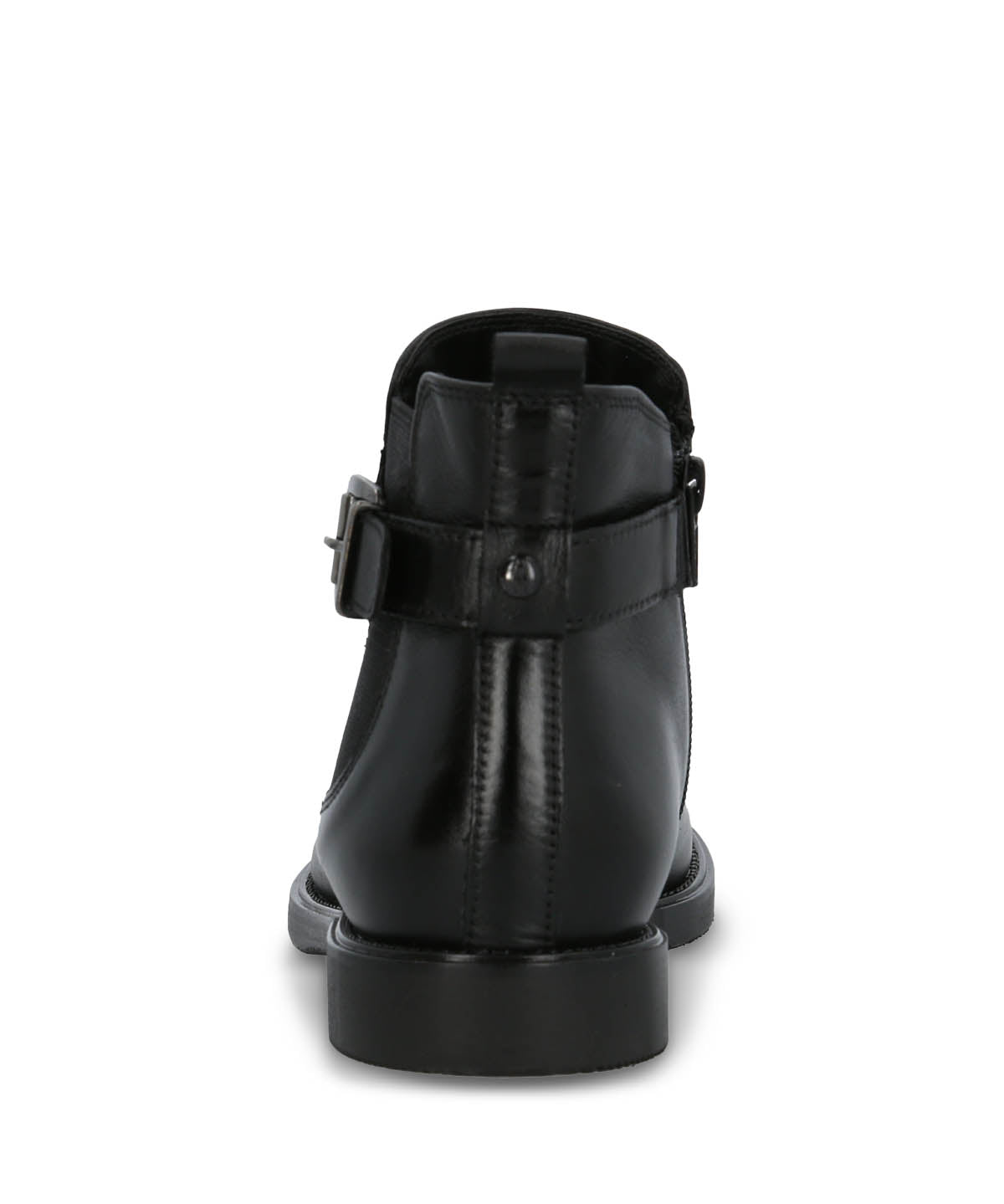 Botin Cuero Mujer Fey Negro Hush Puppies