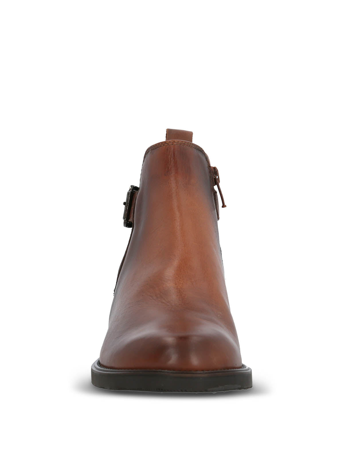 Botin Cuero Mujer Fey Café Hush Puppies